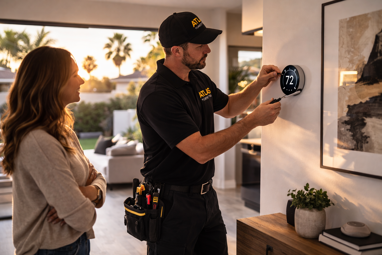 Certified HVAC technician Los Angeles - Atlas Home HVAC
